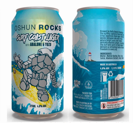 SURF COAST LAGER with Abalone & Yuzu